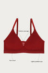 Zivame Padded Non Wired Medium Coverage T-Shirt Bra - Sundried Tomato — thumbnail 7
