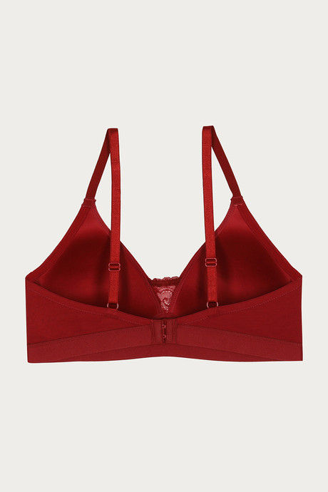 Zivame Padded Non Wired Medium Coverage T-Shirt Bra - Sundried Tomato — image 8