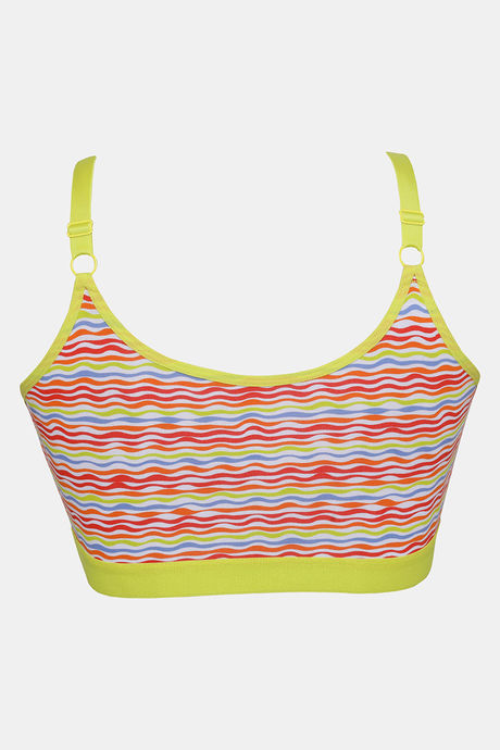 Zivame Whimsical Double Layered Non Wired Full Coverage Slip-On Bra - Wave Pt — image 6