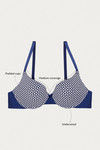 Zivame Moroccan Lace Push-Up Wired Medium Coverage Bra - Blue Depths — thumbnail 7