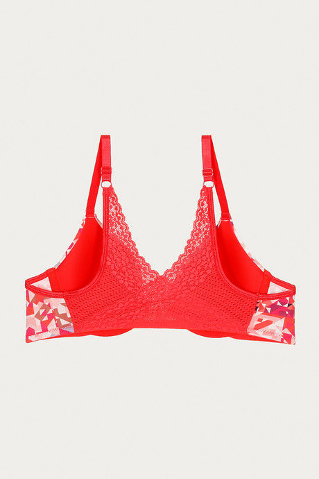Zivame Moroccan Lace Padded Wired 3/4th Coverage T-Shirt Bra - Bittersweet — image 8