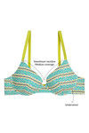 Zivame Padded Wired Medium Coverage Bra - Blue Abstract Print — thumbnail 5