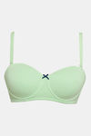 Zivame Modern Grounds Padded Wired 3/4th Coverage Strapless Bra - Paradise Green — thumbnail 6