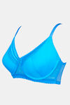 Zivame True Curv Bohemian Magic Double Layered Wired 3/4th Coverage Supper Support Bra - French Blue — thumbnail 7