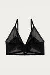 Zivame Double Layered Non Wired Medium Coverage Bralette -Black — thumbnail 8