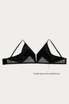 Zivame Double Layered Non Wired Medium Coverage Bralette -Black — thumbnail 9