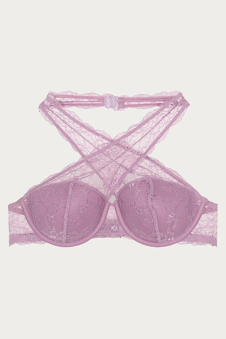 Zivame Luxe Lace Padded Wired 3/4th Coverage Bralette - Valerian — image 7