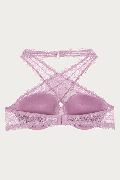 Zivame Luxe Lace Padded Wired 3/4th Coverage Bralette - Valerian — image 8