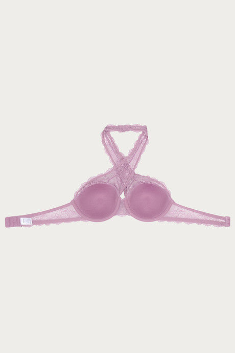 Zivame Luxe Lace Padded Wired 3/4th Coverage Bralette - Valerian — image 9