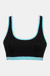 Zivame Double Layered Non Wired 3/4th Coverage Reversible T-Shirt Bra - Aqua Black — thumbnail 11