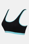 Zivame Double Layered Non Wired 3/4th Coverage Reversible T-Shirt Bra - Aqua Black — thumbnail 13