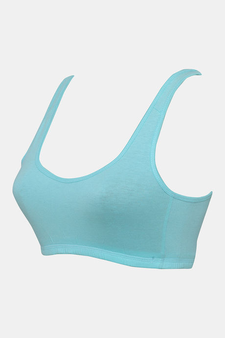 Zivame Double Layered Non Wired 3/4th Coverage Reversible T-Shirt Bra - Aqua Black — image 16