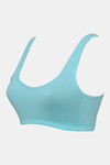 Zivame Double Layered Non Wired 3/4th Coverage Reversible T-Shirt Bra - Aqua Black — thumbnail 16