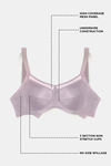 Zivame True Curv Double Layered Wired Full Coverage Super Support Bra - Elderberry — thumbnail 5