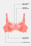 Zivame True Curv Double Layered Wired Full Coverage Super Support Bra - Georgia Peach — thumbnail 5