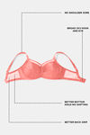 Zivame True Curv Double Layered Wired Full Coverage Super Support Bra - Georgia Peach — thumbnail 6