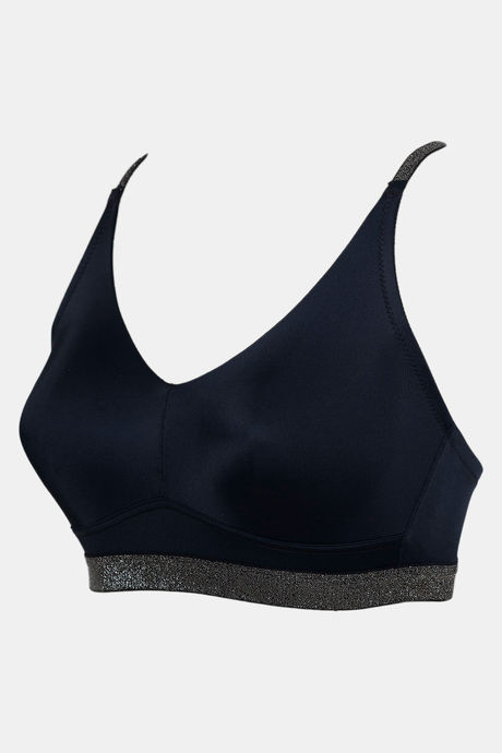 Zivame Shine & Shimmer Double Layered Non Wired 3/4th Coverage T-Shirt Bra - Anthracite — image 7