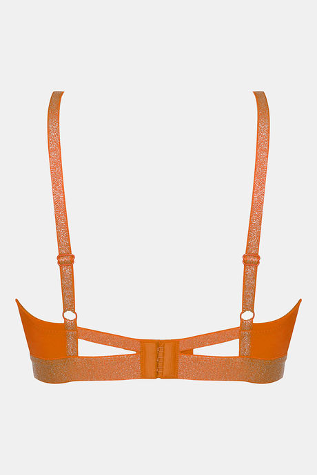 Zivame Shine & Shimmer Double Layered Non Wired Full Coverage T-Shirt Bra - Autumn Maple — image 6