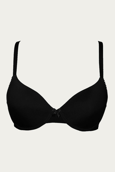 

Zivame Flirty Pop Clean Finish Underwired Bra Black, Blacks