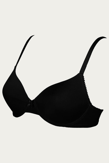 Zivame Flirty Pop Padded Wired Medium Coverage T-Shirt Bra - Black — image 8