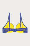 Zivame Flirty Pop Padded Wired Medium Coverage Bra-Dandelion — thumbnail 8