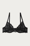 Zivame Flirty Pop Double Layered Wired Low Coverage Bra - Jet Black — thumbnail 8