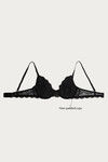 Zivame Flirty Pop Double Layered Wired Low Coverage Bra - Jet Black — thumbnail 9