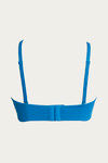 Zivame Padded Wired Medium Coverage Strapless Bra - Mykonos Blue — thumbnail 9