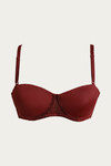 Zivame Padded Wired Medium Coverage Strapless Bra - Zinfandel — thumbnail 8