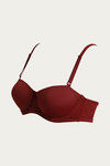 Zivame Padded Wired Medium Coverage Strapless Bra - Zinfandel — thumbnail 10