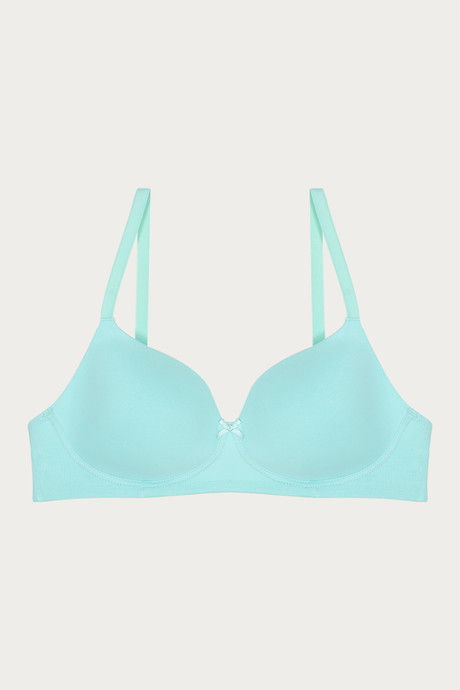 Zivame Padded Non Wired 3/4th Coverage T-Shirt Bra - Aruba Blue — image 7