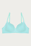 Zivame Padded Non Wired 3/4th Coverage T-Shirt Bra - Aruba Blue — thumbnail 7