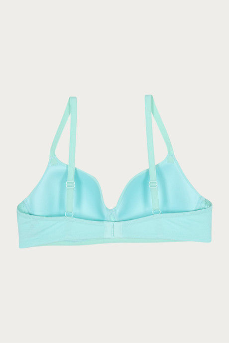 Zivame Padded Non Wired 3/4th Coverage T-Shirt Bra - Aruba Blue — image 8