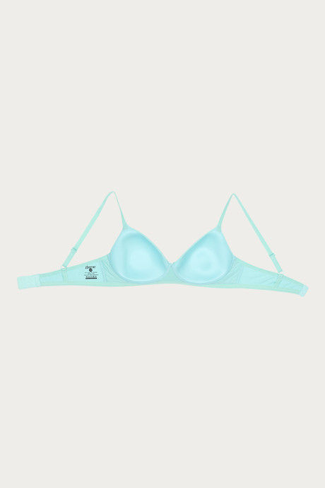 Zivame Padded Non Wired 3/4th Coverage T-Shirt Bra - Aruba Blue — image 9