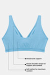 Zivame Double Layered Non Wired High Coverage Nursing Sleep Bra - Pacific Coast — thumbnail 6