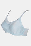 Zivame True Curv Double Layered Non Wired Full Coverage Super Support Bra - Brunerra Blue — thumbnail 9