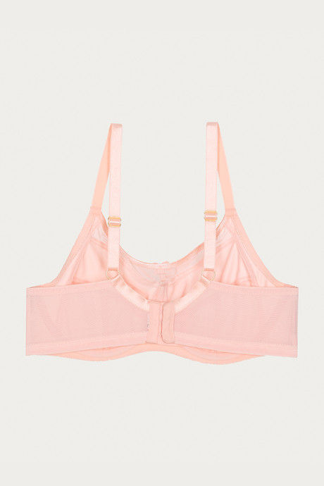 Zivame True Curv Double Layered Non Wired Full Coverage Super Support Bra - Pink — image 8