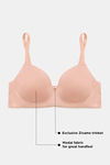 Zivame Breeze Padded Non Wired 3/4Th Coverage T-Shirt Bra - Salmon — thumbnail 6