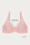 Zivame Double Layered Wired 3/4th Coverage Bra - Peach — thumbnail 6