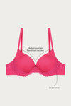 Zivame Push Up Wired Medium Coverage Bra-Pink — thumbnail 7