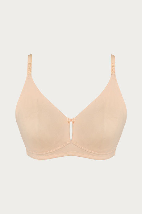 

Zivame Double Layered Wirefree Bra Skin, Skins