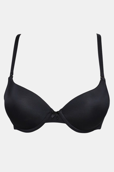 Zivame Push-Up Wired Medium Coverage T-Shirt Bra - Anthracite — image 7