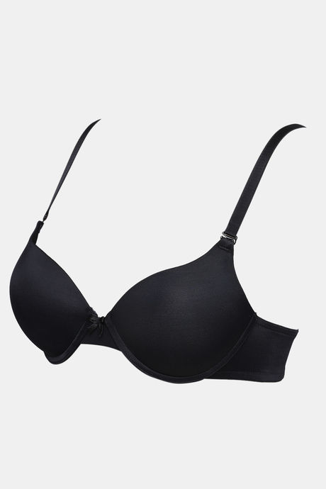 Zivame Push-Up Wired Medium Coverage T-Shirt Bra - Anthracite — image 9