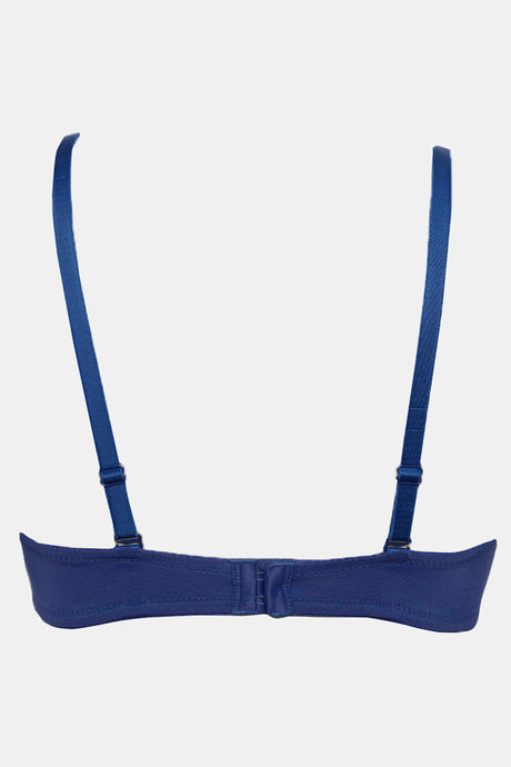 Zivame Push-Up Wired Medium Coverage T-Shirt Bra - Blue Depth — image 8