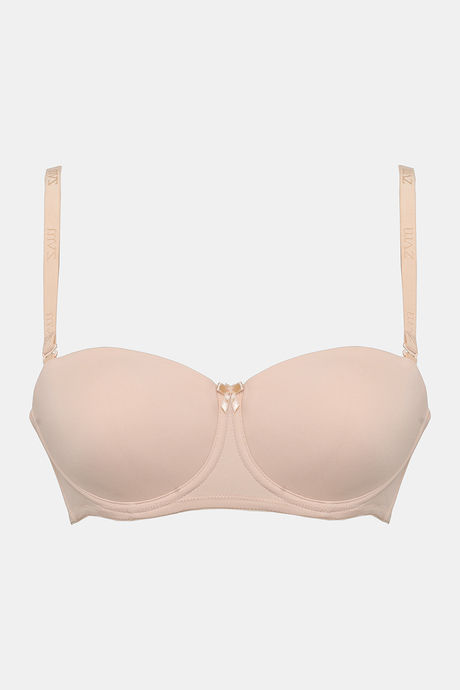 

Zivame Padded Wired Strapless Bra Skin, Skins
