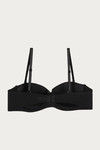 Zivame Padded Wired Medium Coverage Strapless Bra - Black — thumbnail 5