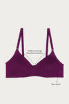 Zivame Padded Non Wired Medium Coverage T-Shirt Bra-Wine — thumbnail 7