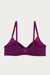Zivame Padded Non Wired Medium Coverage T-Shirt Bra-Wine — thumbnail 8