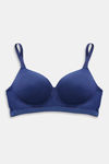 Zivame Natural Collective Padded Non-Wired 3/4th Coverage T-Shirt Bra - Blue Depth — thumbnail 6