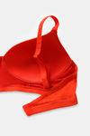 Zivame Natural Collective Padded Non-Wired 3/4th Coverage T-Shirt Bra - Grenadine — thumbnail 7